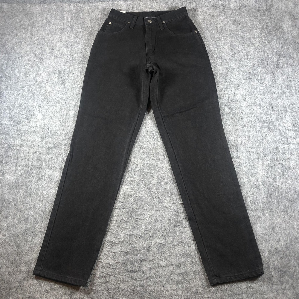 Vintage Wrangler Blues Jeans Womens 4 Black‎ Tapered USA Mid Rise